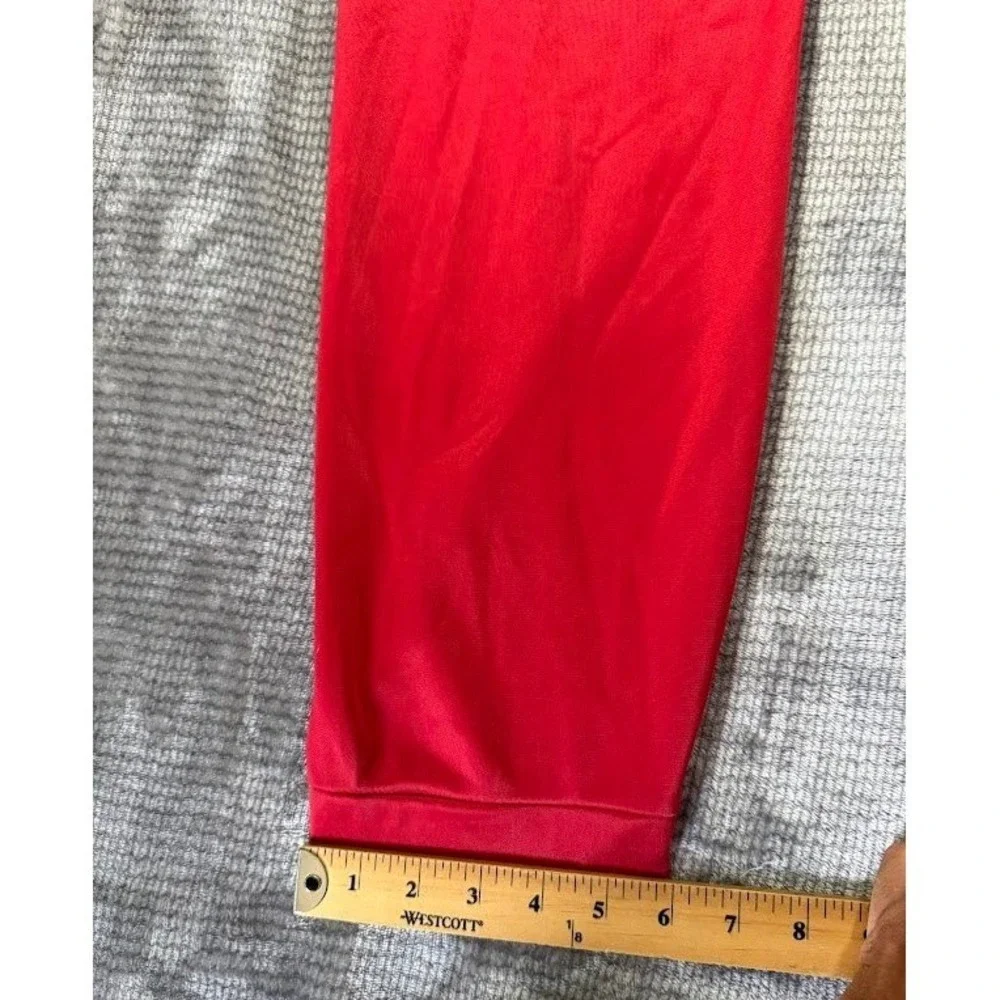 Ecko Function Mens 2XL Red Track‎ Pants Silver Graphic Polyester Joggers 40X30